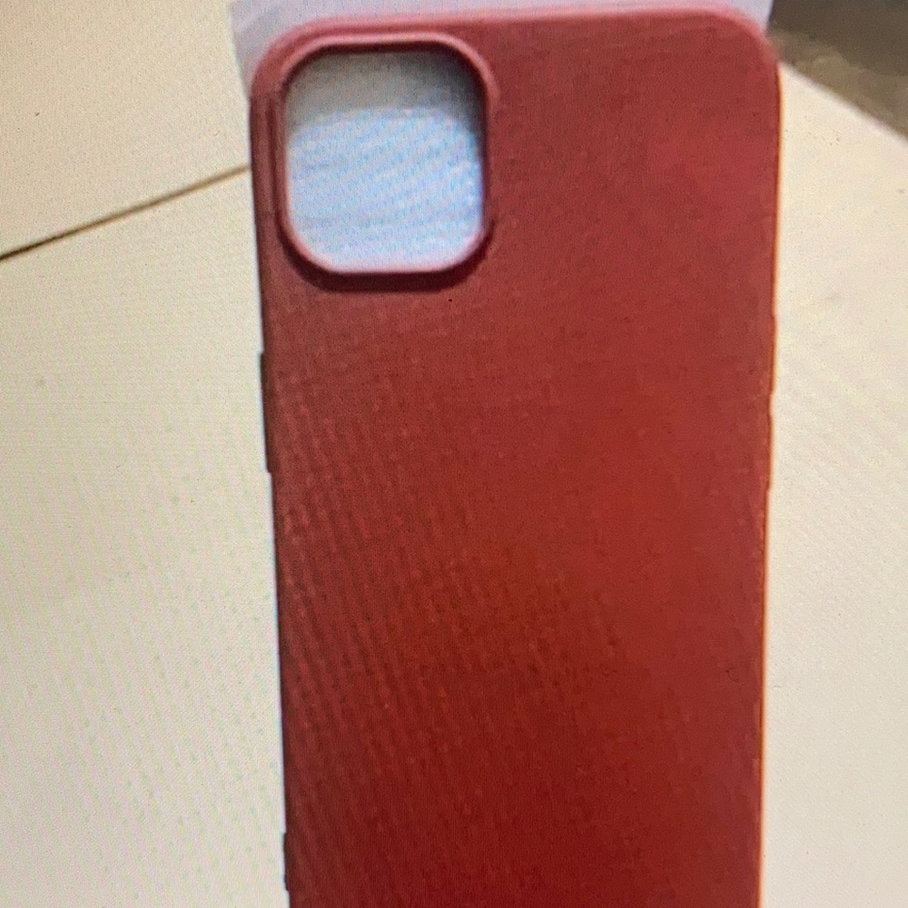 Sleek Red Phone Case